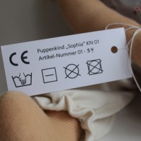 CE label on a feinslieb doll