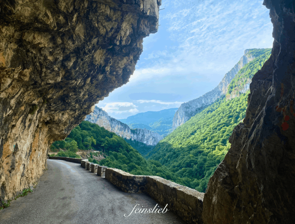 Gorges du Nan Straße