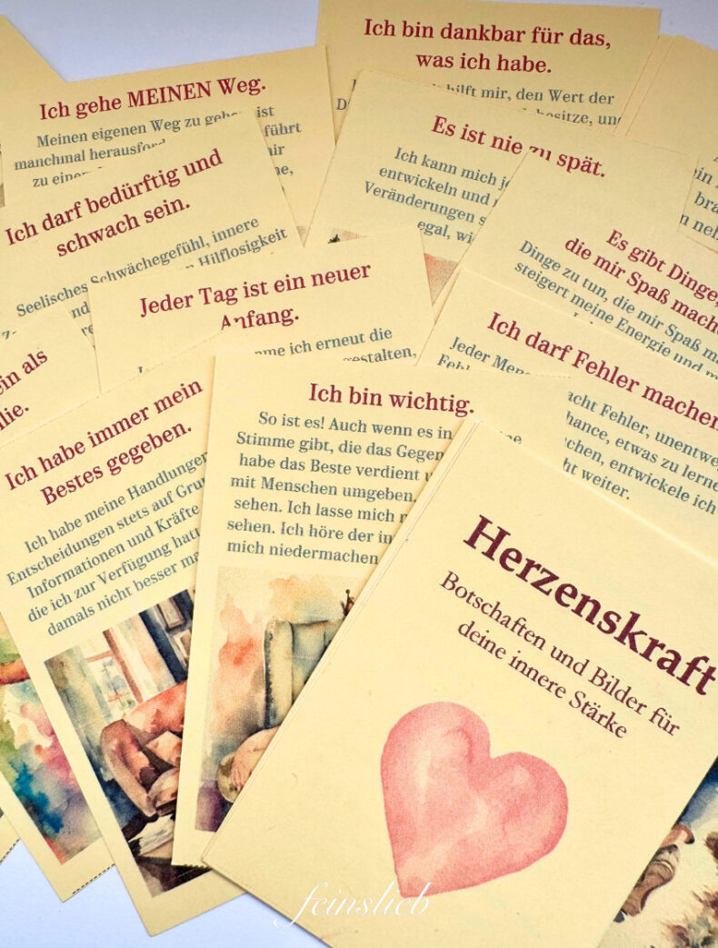Kartenset "Selbstbewusstsein & Kraft" - Achtsamkeitskarten als PDF zum Ausdrucken – Bild 7