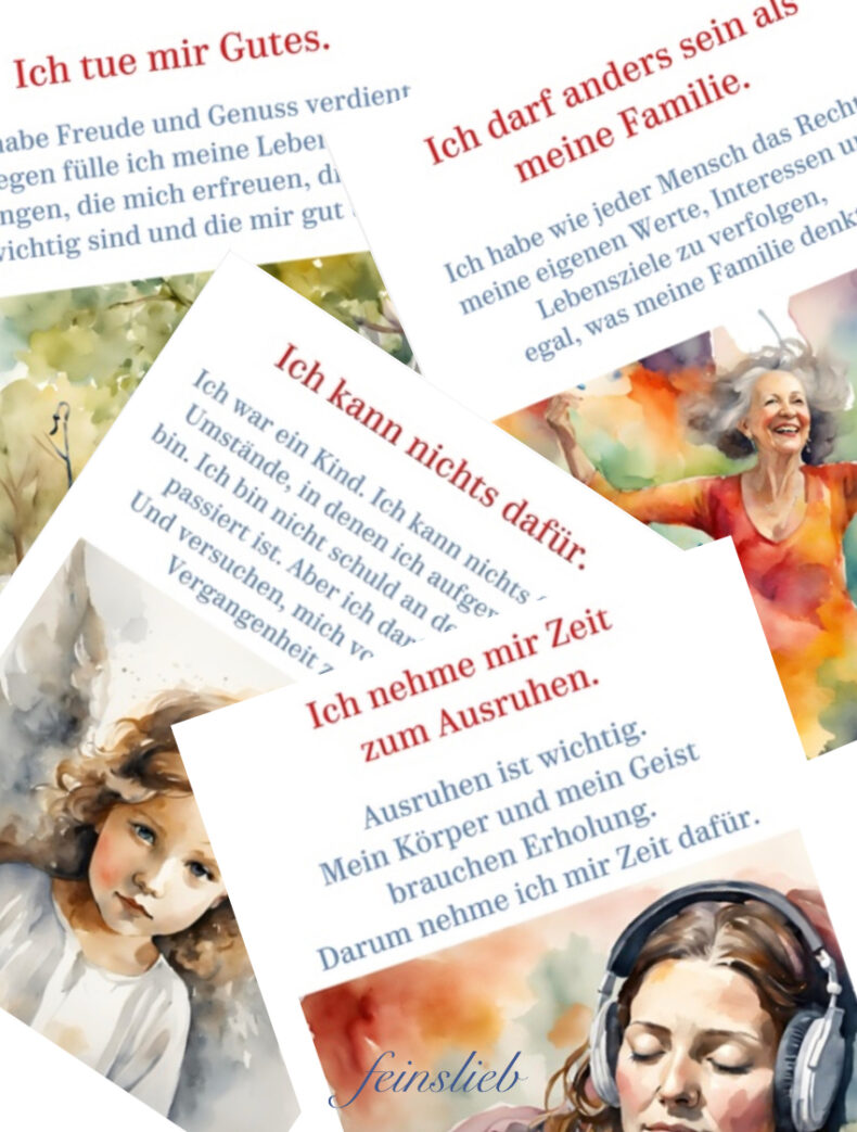 Kartenset "Selbstbewusstsein & Kraft" - Achtsamkeitskarten als PDF zum Ausdrucken – Bild 5