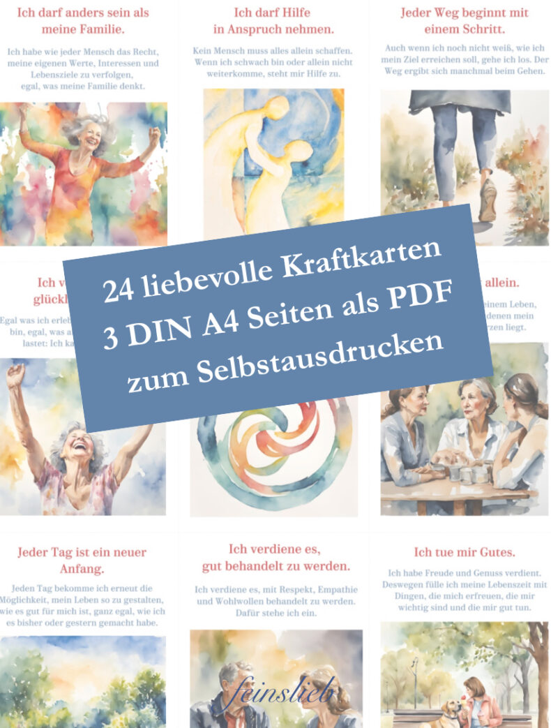 Kartenset "Selbstbewusstsein & Kraft" - Achtsamkeitskarten als PDF zum Ausdrucken – Bild 3